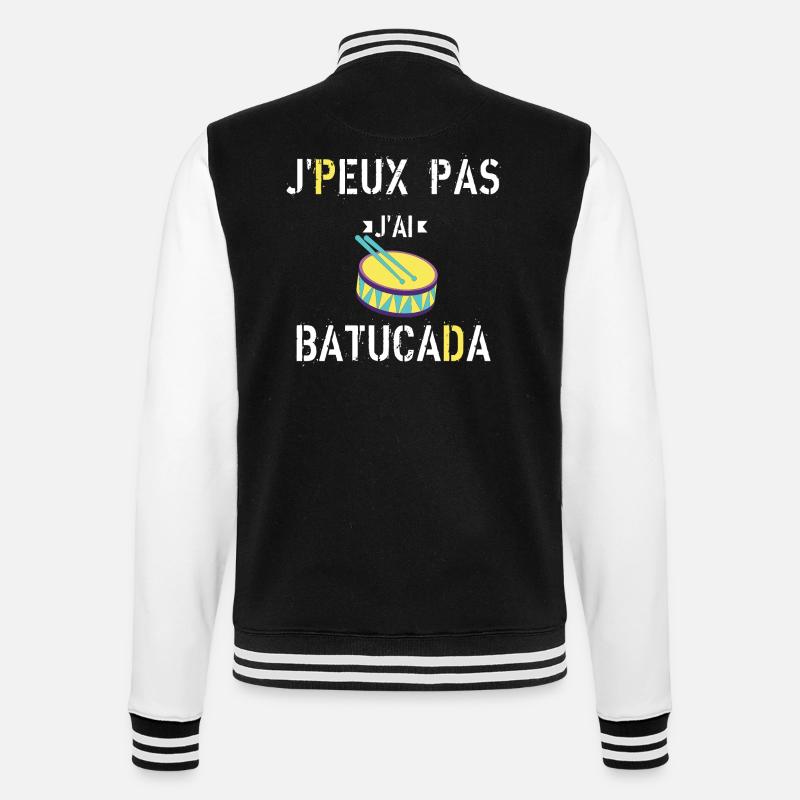 J Peux Pas J ai Batucada - Veste Teddy - noir/blanc