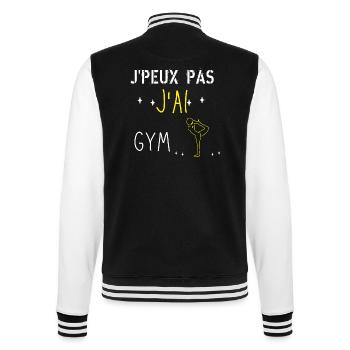 J peux pas j ai Gym - Veste Teddy - noir/blanc - Dos - Marisol (170cm)