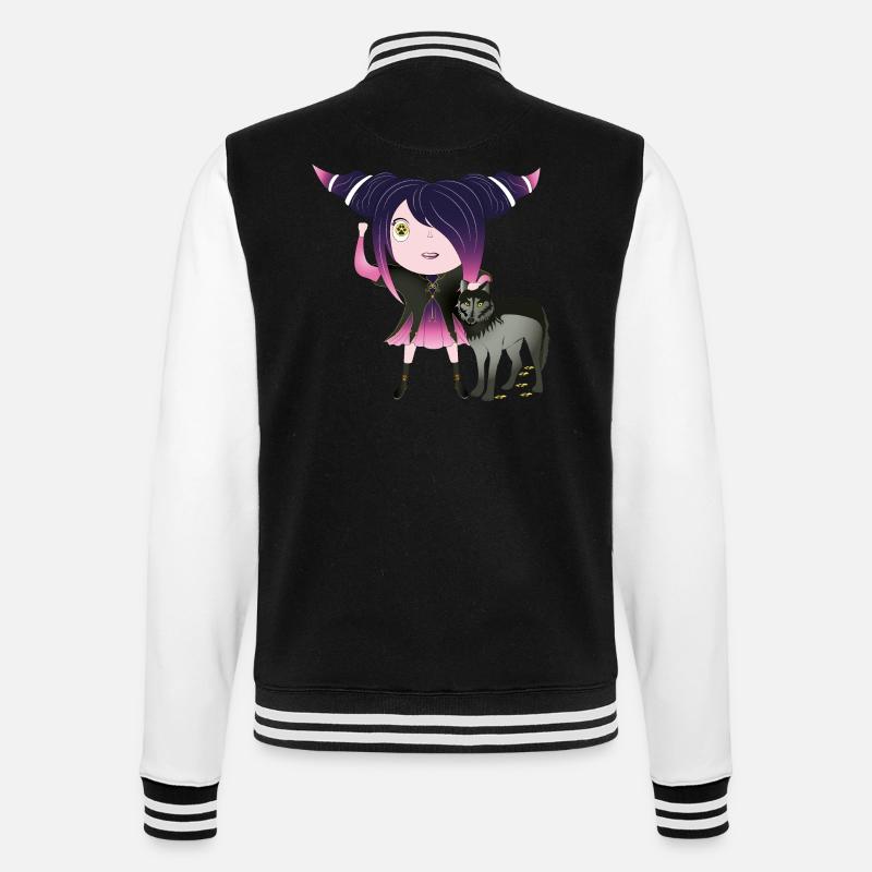 Since e - College Sweat Jacket - black/white