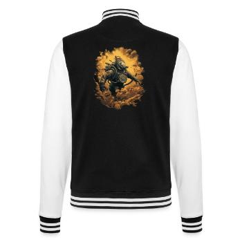 Plongeur - Veste Teddy - noir/blanc - Dos - Marisol (170cm)