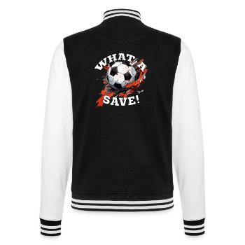 Balle de football - Quelle sauvegarde! - Veste Teddy - noir/blanc - Dos - Marisol (170cm)