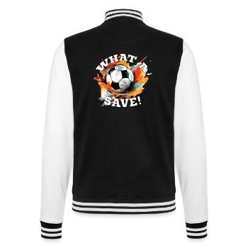 Balle de football - Quelle sauvegarde! - Veste Teddy - noir/blanc - Dos - Marisol (170cm)