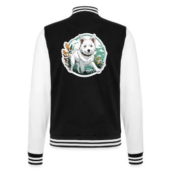 Anime / Comic / Japanese / Animation / Cartoon - College Sweat Jacket - black/white - Back - Marisol (170cm)