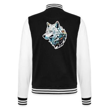 Anime / Comic / Japanese / Animation / Cartoon - College Sweat Jacket - black/white - Back - Marisol (170cm)