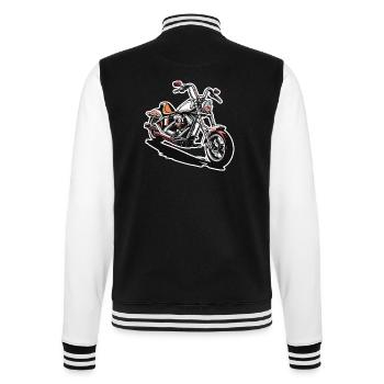 Motard / Motard / Motard / Deux-roues / Cross - Veste Teddy - noir/blanc - Dos - Marisol (170cm)