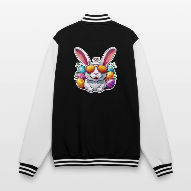 Easter Bunny / Easter / Eggs / Holidays / Easter College Sweat Jacket