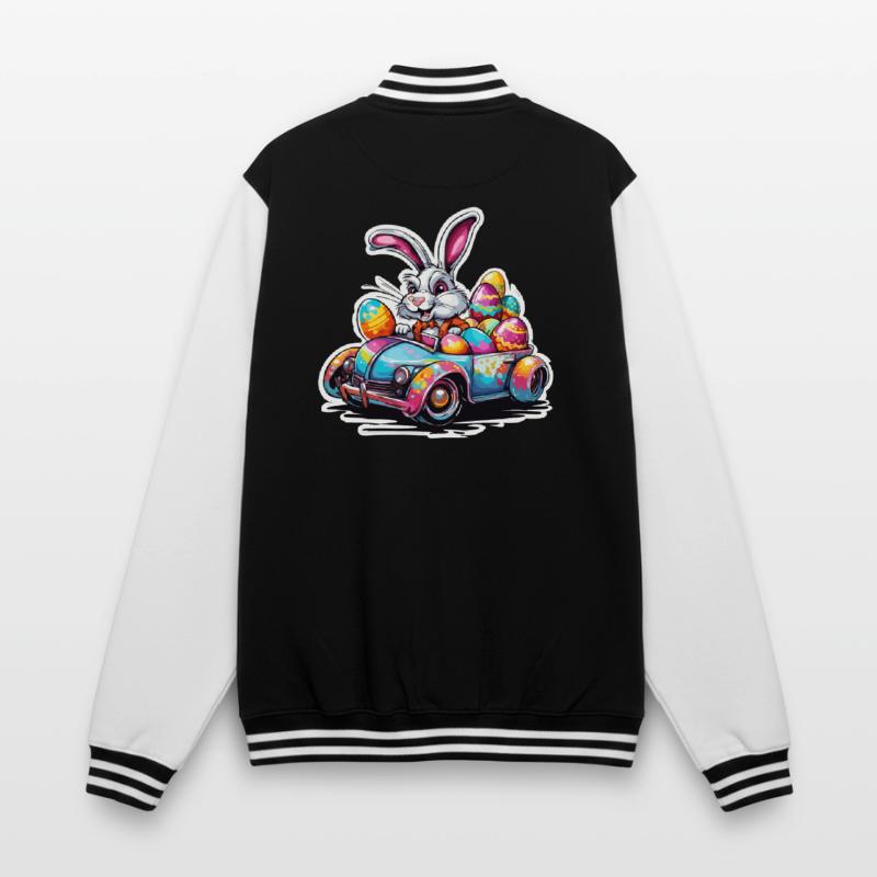 Easter Bunny / Easter / Eggs / Holidays / Easter College Sweat Jacket