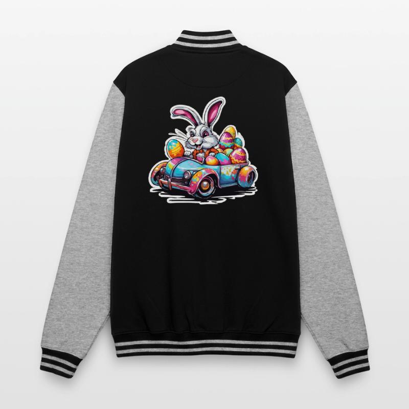 Easter Bunny / Easter / Eggs / Holidays / Easter College Sweat Jacket
