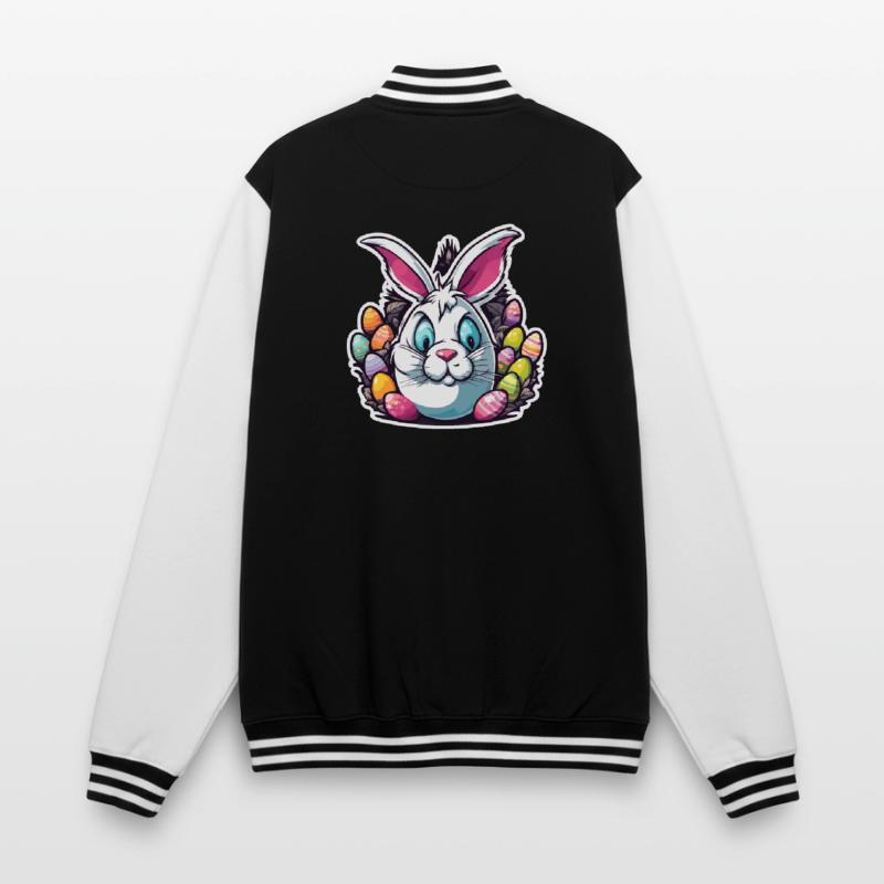 Easter Bunny / Easter / Eggs / Holidays / Easter College Sweat Jacket