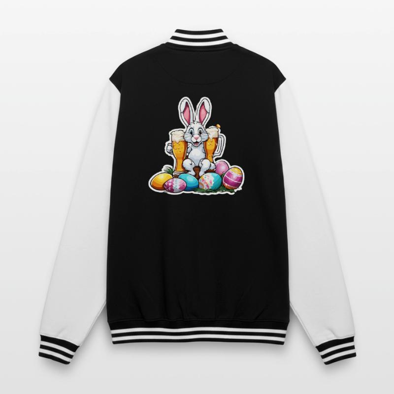 Easter Bunny / Easter / Eggs / Holidays / Easter College Sweat Jacket