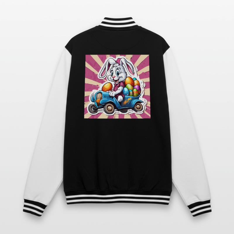 Easter Bunny / Easter / Eggs / Holidays / Easter College Sweat Jacket