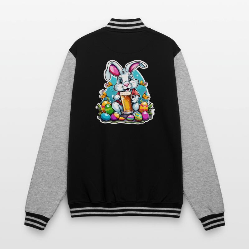 Easter Bunny / Easter / Eggs / Holidays / Easter College Sweat Jacket