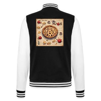 Hexenhandbuch / Zauberbuch / Halloween / Herbst - College-Sweatjacke - Schwarz/Weiß - Hinten - Marisol (170cm)