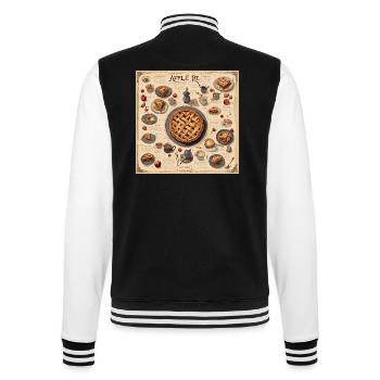 Hexenhandbuch / Zauberbuch / Halloween / Herbst - College-Sweatjacke - Schwarz/Weiß - Hinten - Marisol (170cm)