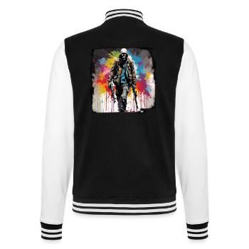 Apocalypse / Apocalypse / Destruction / Anarchie - Veste Teddy - noir/blanc - Dos - Marisol (170cm)