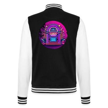 Jukebox / Automate musical / Rétro / années 50 - Veste Teddy - noir/blanc - Dos - Marisol (170cm)