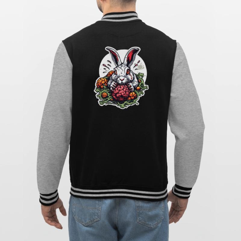 Easter Bunny / Easter / Eggs / Holidays / Easter College Sweat Jacket