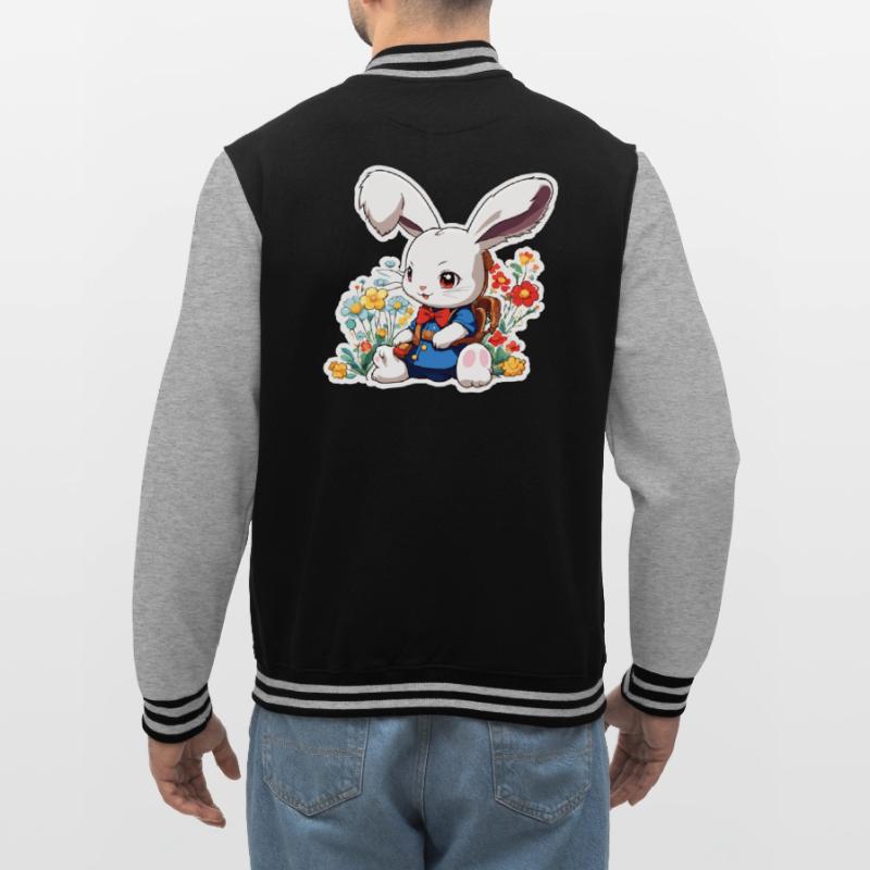 Easter Bunny / Easter / Eggs / Holidays / Easter College Sweat Jacket