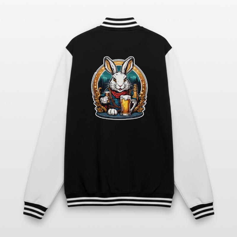 Easter Bunny / Easter / Eggs / Holidays / Easter College Sweat Jacket