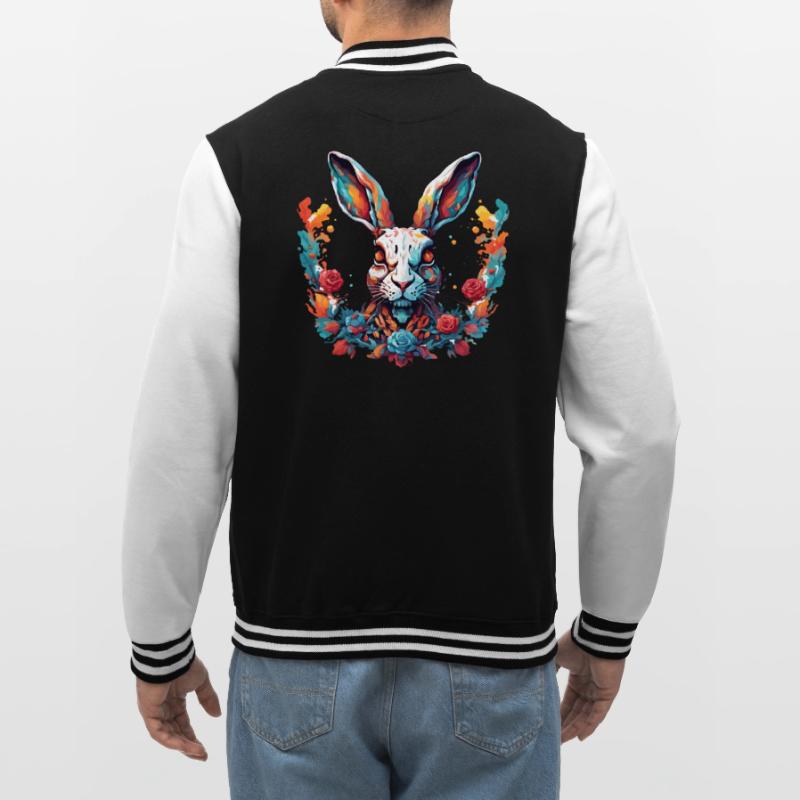 Easter Bunny / Easter / Eggs / Holidays / Easter College Sweat Jacket