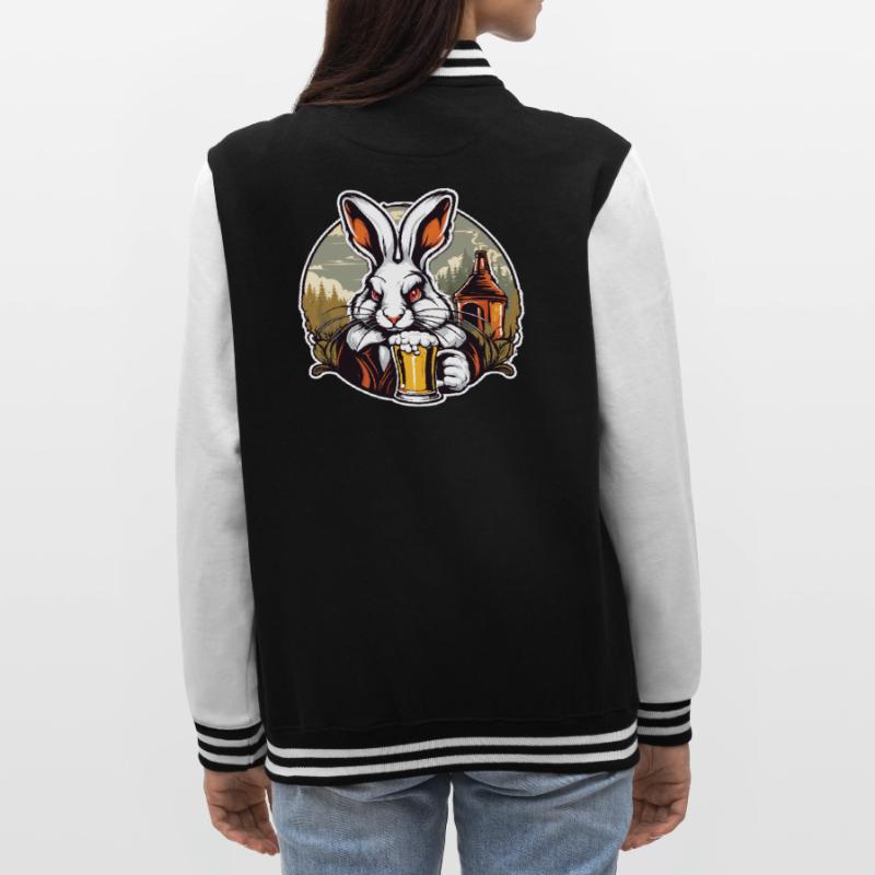 Easter Bunny / Easter / Eggs / Holidays / Easter College Sweat Jacket
