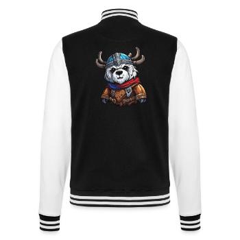 Teddybär / Kuscheltier / Stofftier / Geschenkidee - College-Sweatjacke - Schwarz/Weiß - Hinten - Marisol (170cm)