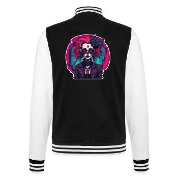 Poupée d’horreur / Halloween / Effrayant / Sombre - Veste Teddy - noir/blanc - Dos - Marisol (170cm)