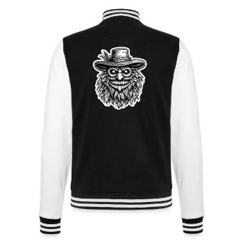 Scarecrow / Harvest Worker / Corn Field / Field - College Sweat Jacket - black/white - Back - Marisol (170cm)