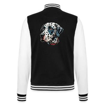 Dalmatien / Chien / Animal / Animal de compagnie / Aboiement - Veste Teddy - noir/blanc - Dos - Marisol (170cm)
