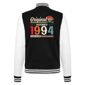 30e anniversaire Original Novembre 1994 Volume 94 - Veste Teddy - noir/blanc - Dos - Marisol (170cm)
