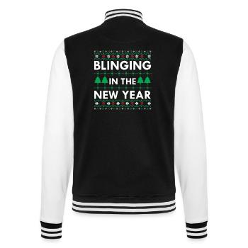Blinging In The New Year - Veste Teddy - noir/blanc - Dos - Marisol (170cm)