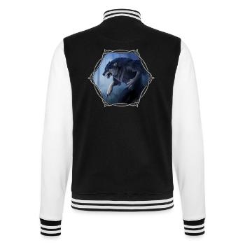 Werwolf - College-Sweatjacke - Schwarz/Weiß - Hinten - Marisol (170cm)