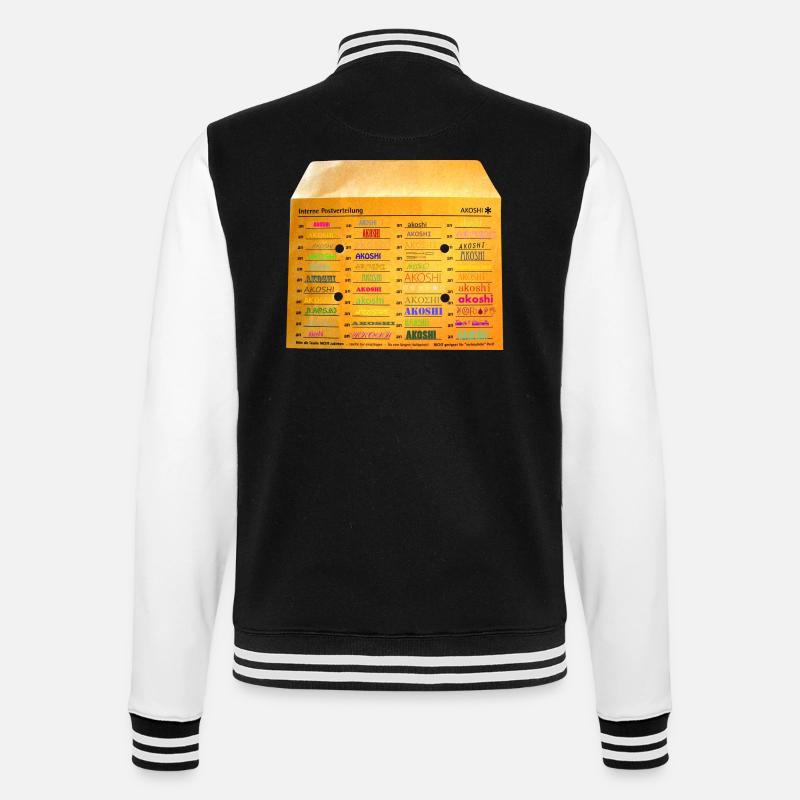 HAUSPOST - College-Sweatjacke - Schwarz/Weiß
