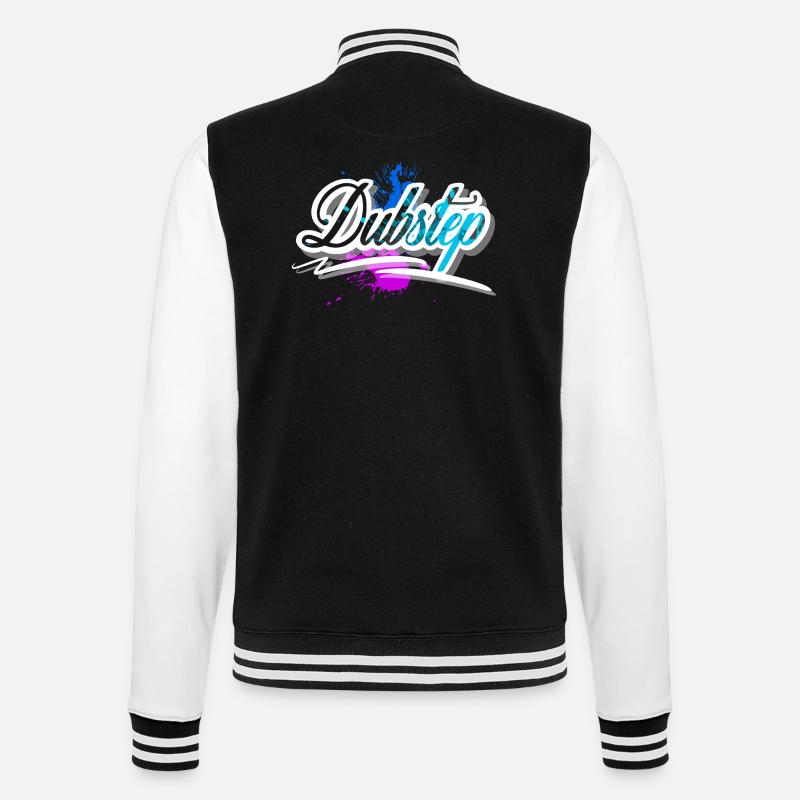 dubstep - Veste Teddy - noir/blanc