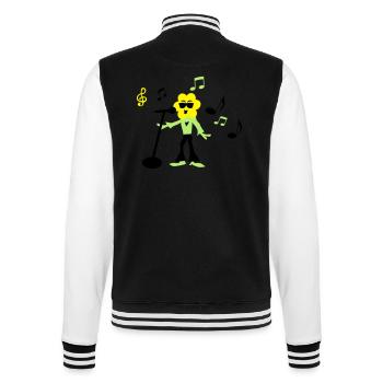 sonnenblume - College-Sweatjacke - Schwarz/Weiß - Hinten - Marisol (170cm)