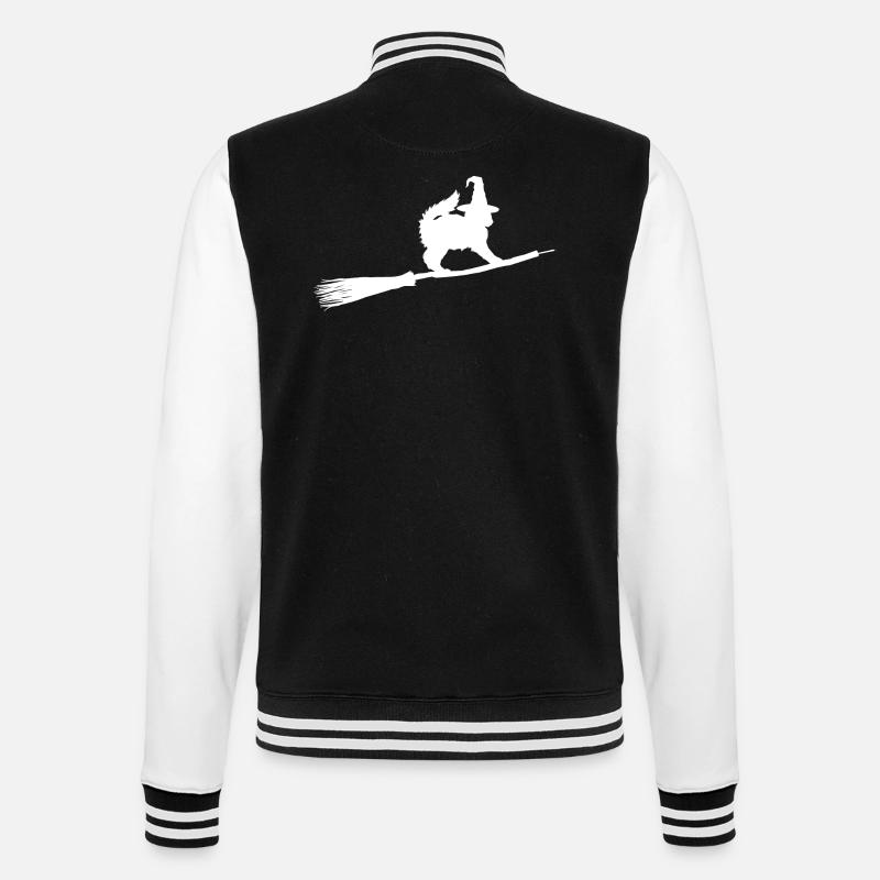 Sorcière de chat - Veste Teddy - noir/blanc