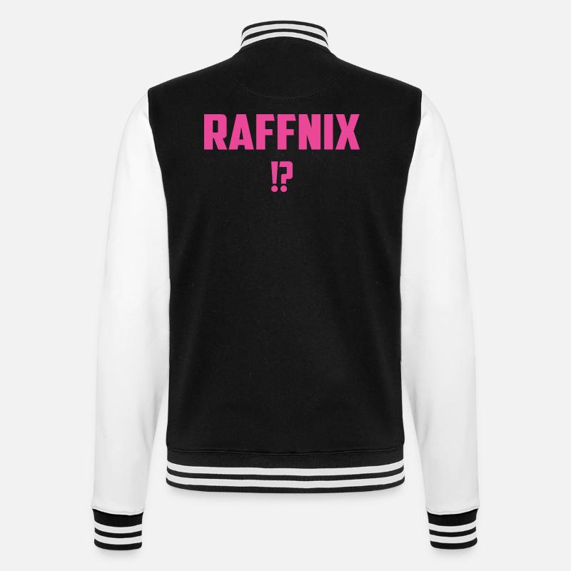 Raffnix - College Sweat Jacket - black/white