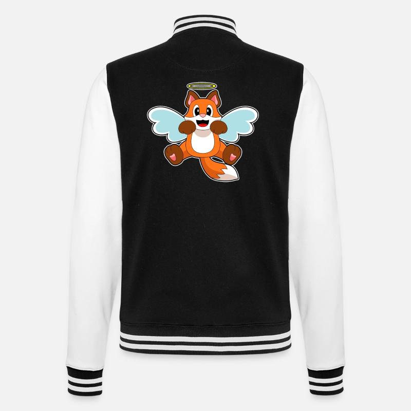 Fox Angel - Veste Teddy - noir/blanc