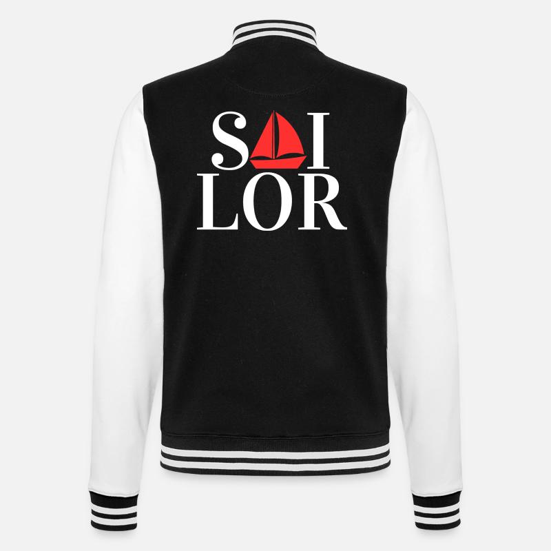 Capitaine Sailor Sailing - Veste Teddy - noir/blanc