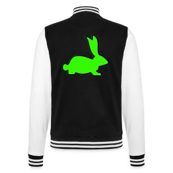 rabbit - College-Sweatjacke - Schwarz/Weiß - Hinten - Marisol (170cm)