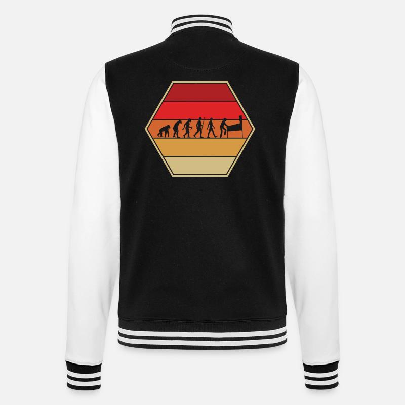 Pinball machine Evolution Pinball Development - College Sweat Jacket - black/white