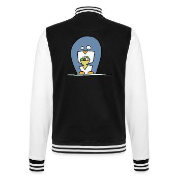 Pingouin à la crème glacée - Veste Teddy - noir/blanc - Dos - Marisol (170cm)