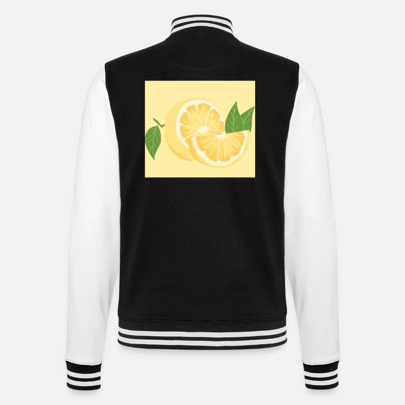 Citron citron - Veste Teddy - noir/blanc