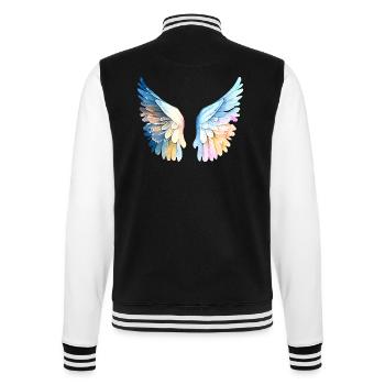 Ailes d'Ange Pastel Angelwings - Veste Teddy - noir/blanc - Dos - Marisol (170cm)