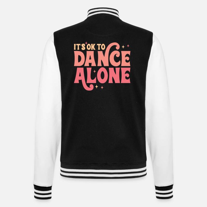 C’est OK de danser seul - Veste Teddy - noir/blanc