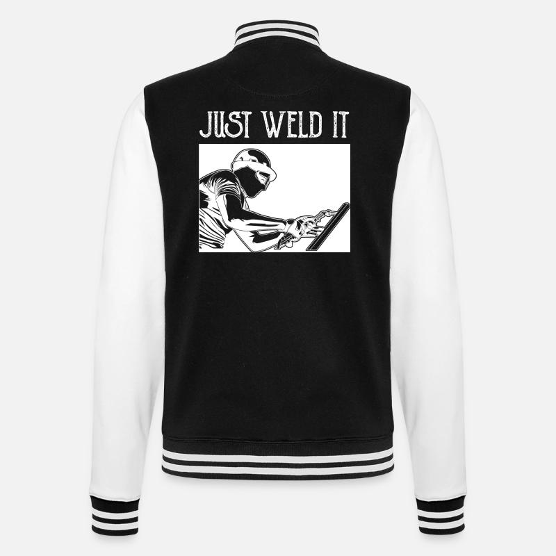 Il suffit de le souder - Veste Teddy - noir/blanc