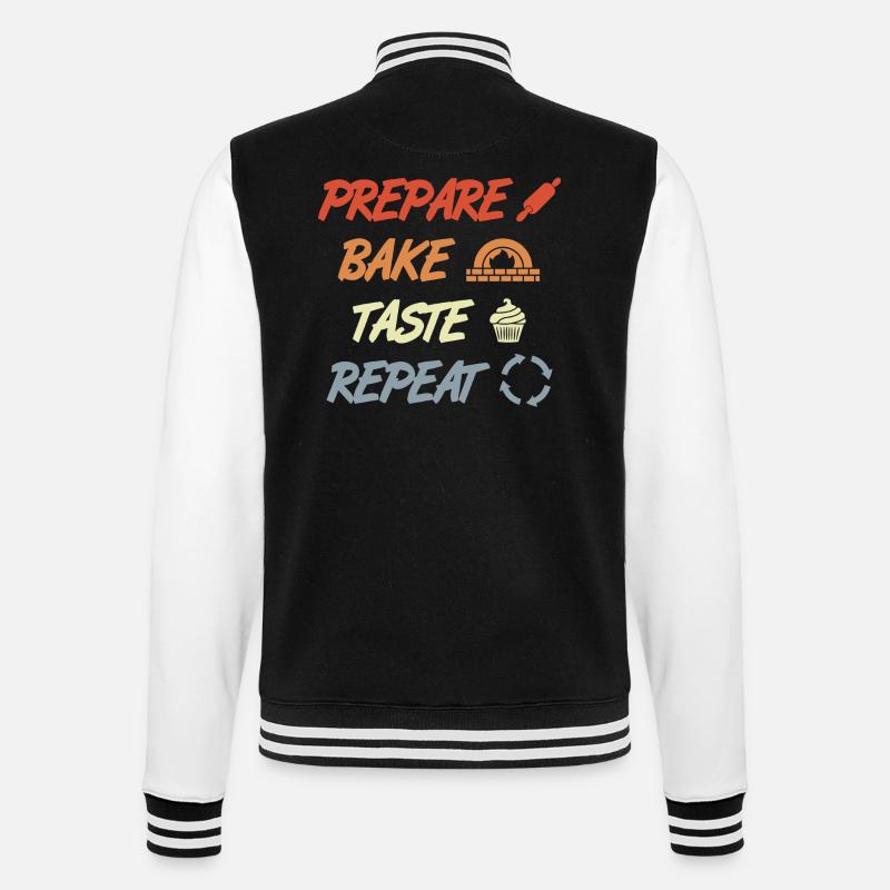 Préparer Cuire Goûter Répéter - Veste Teddy - noir/blanc