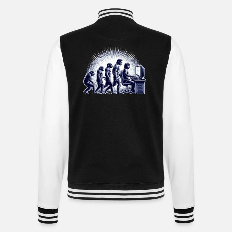 GAMING EVOLUTION - College Sweat Jacket - black/white