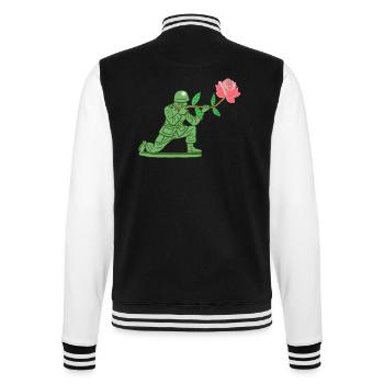 Soldat de la paix - Veste Teddy - noir/blanc - Dos - Marisol (170cm)