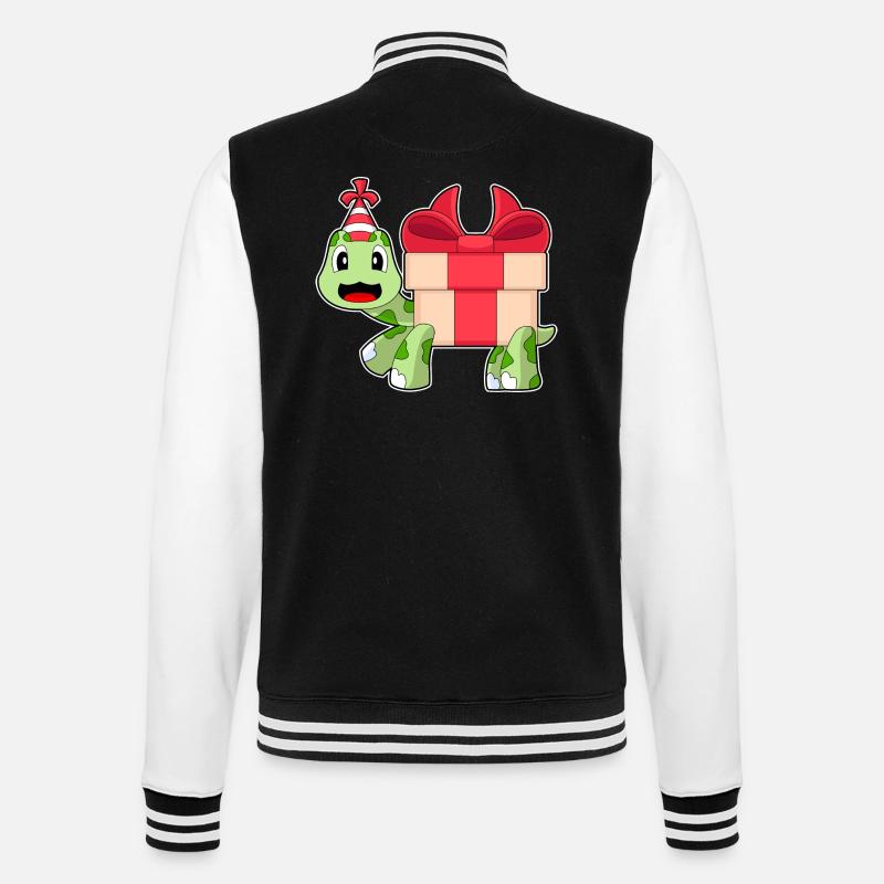 Turtle Birthday Package - College Sweat Jacket - black/white